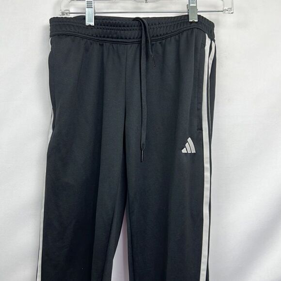 Adidas Regular Fit Black and White Aeroready sweatpants EUC size small - Picture 2 of 12